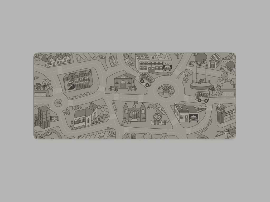 Busy Town Deskmat