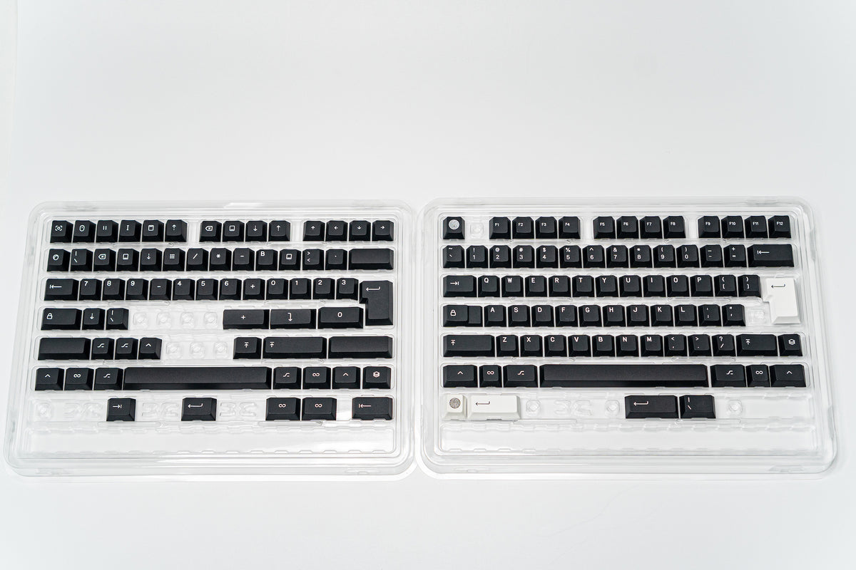 MONOKEI Series 1: White on Black Keyset (In-stock)